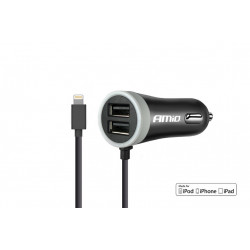 Nabíjačka do auta 12/24V iPhone + 2x USB 2.4A PCH PRO-02