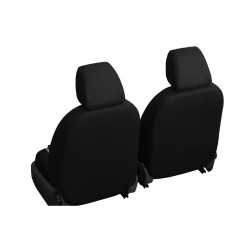 Autopoťahy Exclusive Alcantara 1+1 predné (Alcantara-koža) hnedo-čierne