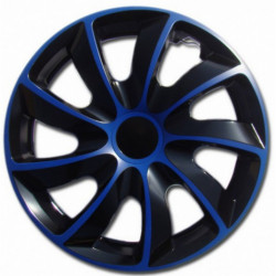 Puklice 14 palcové modro-čierne