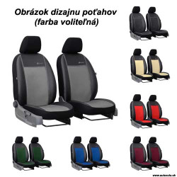 Poťahy pre MERCEDES SPRINTER 1+1 II (2000-2006) Exclusive Leather (koža)