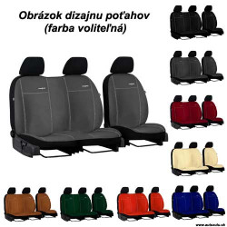 Poťahy pre FORD TRANSIT 2+1 VI (2006-2013) Comfort (Alcantara)