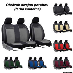 Poťahy pre FORD TRANSIT 2+1 airplane seats VI (2006-2013) Exclusive Leather (koža)