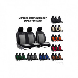 Poťahy pre HYUNDAI H350 2+1 (od 2015) Exclusive Alcantara (Alcantara-koža)