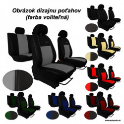 Poťahy pre FORD Transit custom 9miestne VII (2018-2023) Exclusive Leather (koža)