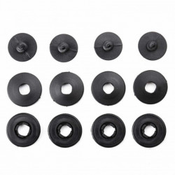 Kruhová fixácia so skrutkou na autokoberce