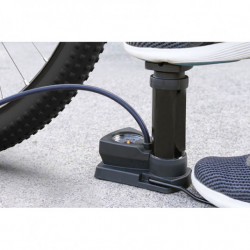 Kovová nožná pumpa s manometrom MINI PU03