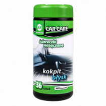 Vlhčené obrúsky na palubnú dosku lesklé 36 kusov