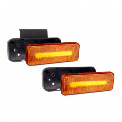 Svetlo obrysové oranžové - obdĺžnikové LED- OM-02-O