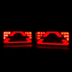 Svetlo zadné združené LED dynamické ĽAVÉ RCL-02-L