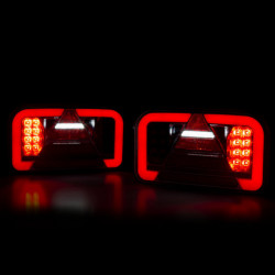 Svetlo zadné združené LED dynamické ĽAVÉ RCL-03-L