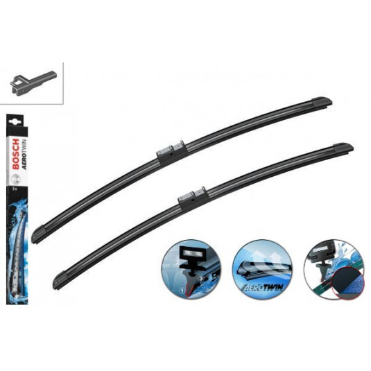 Stierače Bosch Aerotwin sada pre AUDI TT Roadster [8N9] (05.03-06.06) 530/530mm