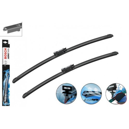 Stierače Bosch Aerotwin sada pre BMW Serie 6 Cabrio [E64] (04.04-07.10) 600/575mm