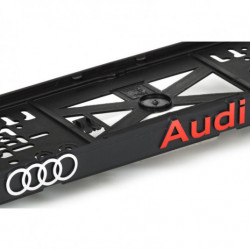 Podložka pod ŠPZ 3D AUDI červená