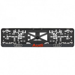 Podložka pod ŠPZ 3D AUDI červená