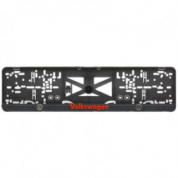 Podložka pod ŠPZ 3D Volkswagen červená - malé písmo