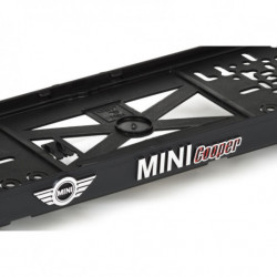 Podložka pod ŠPZ 3D MINI COOPER červená