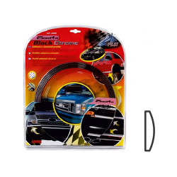 Chrómová lišta tmavá BLACK CHROME V2