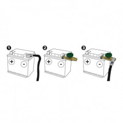 Spínač na odpojenie batérie, 12 / 24V Model 2