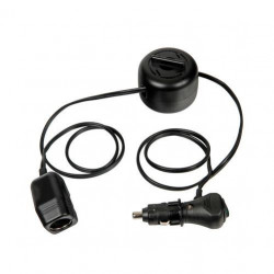 Predlžovací kábel cigaretového zapaľovača 12V 3m s navijákom