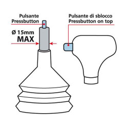 Guľa riadiacej páky DRIVE