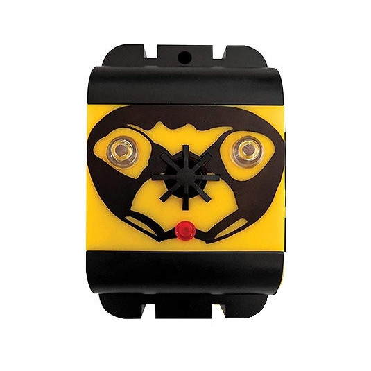 Plašič vtákov a holubov na batérky so strobo modrým svetlom