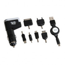 Autonabíjačka s USB, 6 redukcii s navijakom 12-24V