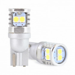 LED žiarovky CANBUS 3030 6SMD T10 W5W W10W White 12V/24V