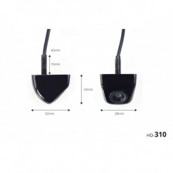 Asistenty parkovania TFT01 4,3 s kamerou HD-310 4-senzorové strieborné