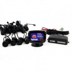 Asistenty parkovania LED-GRAF 8 senzorové čierne GOLD 18