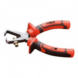NEO Kliešte na izolácie 160mm VDE, (6 ), crv, leštené