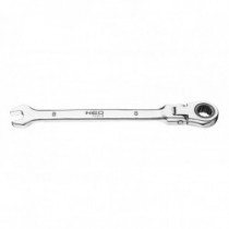 NEO Kombinovaný kľúč - plochý-očkový s kĺbom a račňou 10 x 160mm