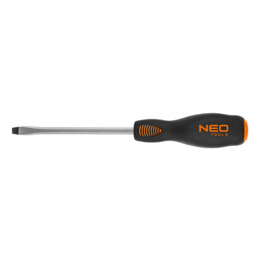 NEO Sekací plochý skrútkovač - Drážkový skrutkovač 8,0 x 150 mm, S2