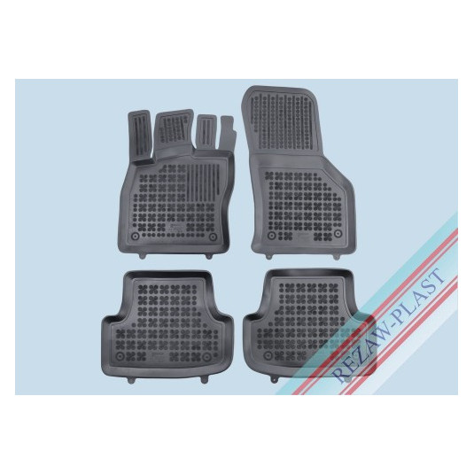 Gumené rohože Audi A3 IV 8Y Hatchback, Sedan, Sportback, versia s manualnou prevodovkou (od 2020) so zvýšeným okrajom