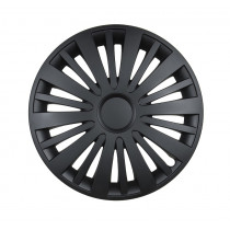 Puklice Jestic 15 Falcon čierne set 4ks