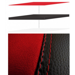 Autotričká Active Sport Alcantara A tehlovo červené (Alcantara-koža)