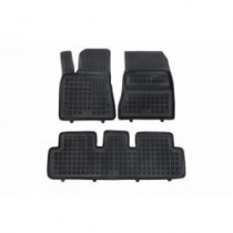 Gumené rohože Tesla MODEL 3 verzia s tepelným čerpadlom (od 2021) so zvýš. okrajom