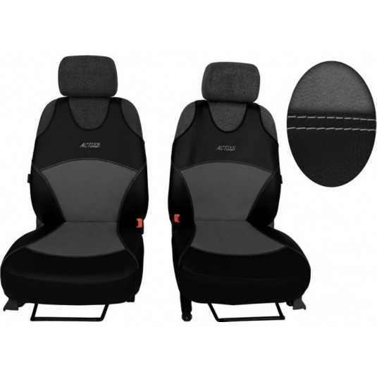 Autotričká Active Alcantara B slabo šedé (Koža-alcantara)