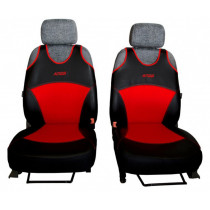 Autotričká Active Sport Leather červené (Koža)