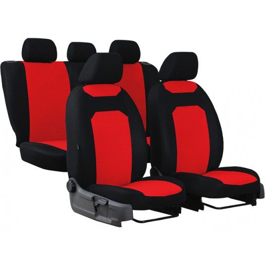 Autopoťahy CARO (pre väčšie sedadlá) šedo-čierne (frote-textil)