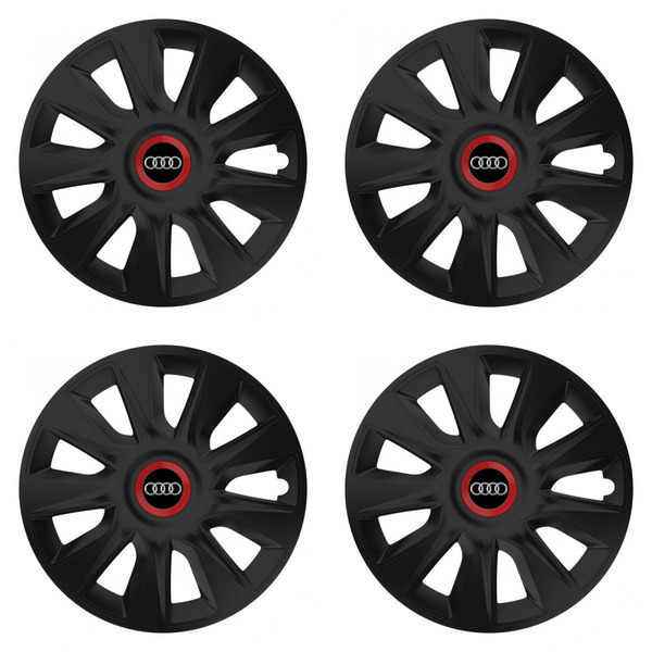 puklice pre Audi 17 STRATOS RR black