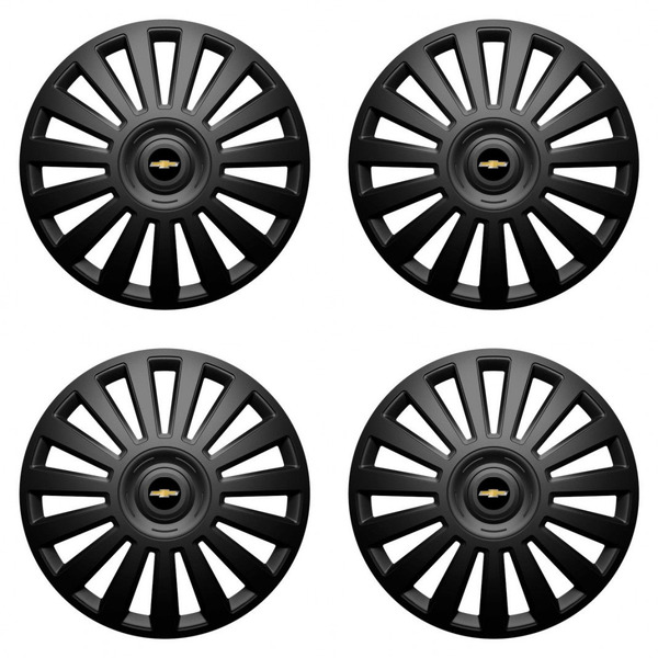 puklice pre Chevrolet 16 Luxury black