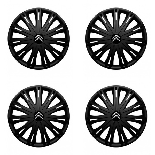 puklice pre Citroen 17 SPARK BLACK