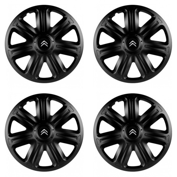 puklice pre Citroen 14 COMFORT BLACK