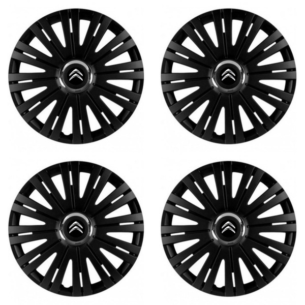 puklice pre Citroen 14 ACTIVE RC BLACK