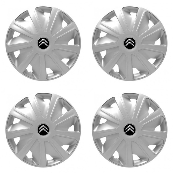 puklice pre Citroen pre dodávky 15 Craft silver