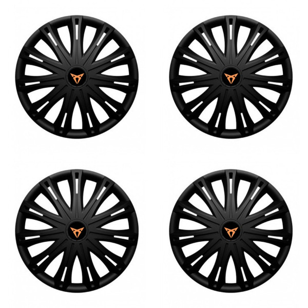 puklice pre Cupra 15 SPARK BLACK