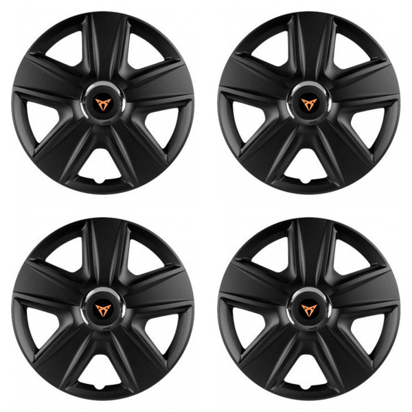 puklice pre  Cupra 16 ESPRIT RC BLACK