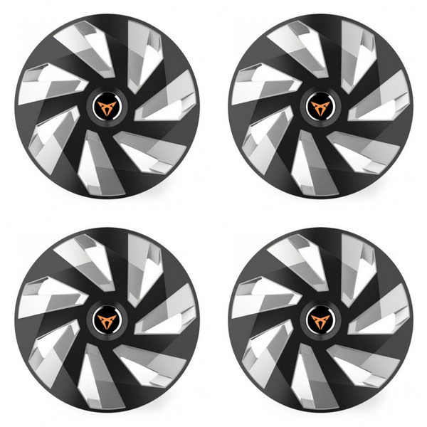 puklice pre Cupra 14 Vector RC black and silver