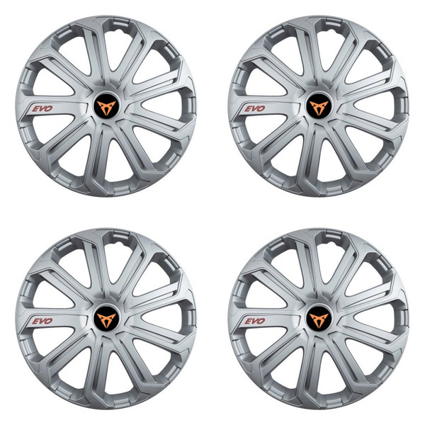 puklice pre Cupra 14 Evo silver