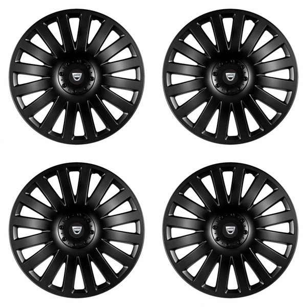 puklice pre  Dacia (staršie logo) 14 Smart black